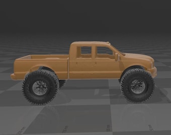 1:a generationens SD Crew CAB-kaross passar SCX24 TRX4m FCX18 (gör-det-själv-version)