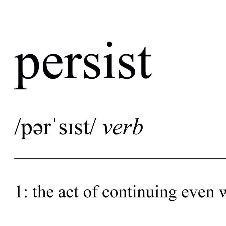 Persist definition/digital download/elizabeth Etsy