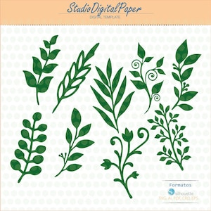 Paper Leaves, SVG, Cut Files, Leaf Templates, instant download, Cut Files for Cricut, DIY leaves, leaves silhouette, cameo, circut, DIY leaf