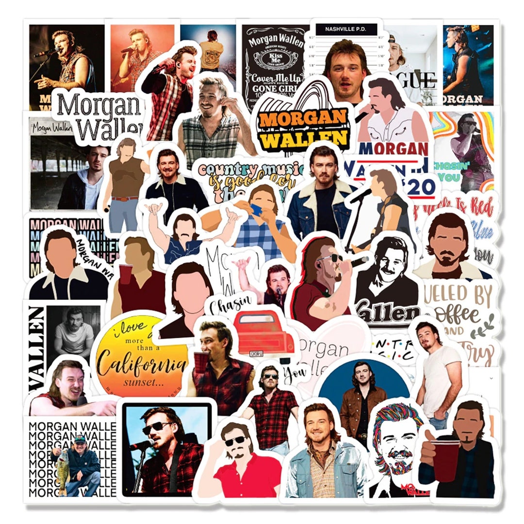 50x Wallen Waterproof PVC Sticker Pack Singer Etsy