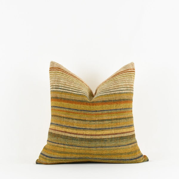 Green Yellow Pillow Etsy