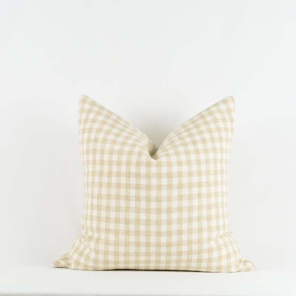 Gingham Pillow Etsy