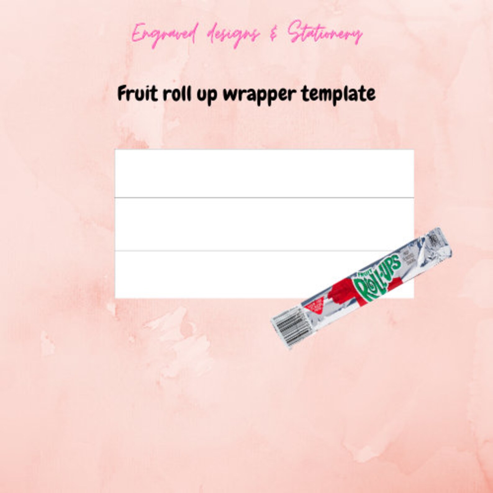 Fruit roll up Template PSD PNG Format 8.5x11 sheet | Etsy