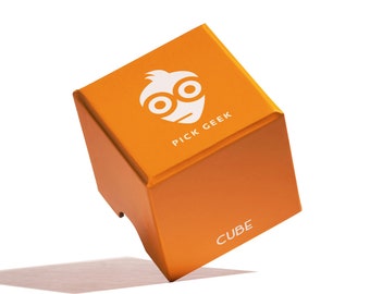 Pick Geek Cube Guitar Pick Set | Combining 2 x Pick Geek Variation Sets (Classic & Funky Delrin) | Presented in a Stunning Cube Gift Box