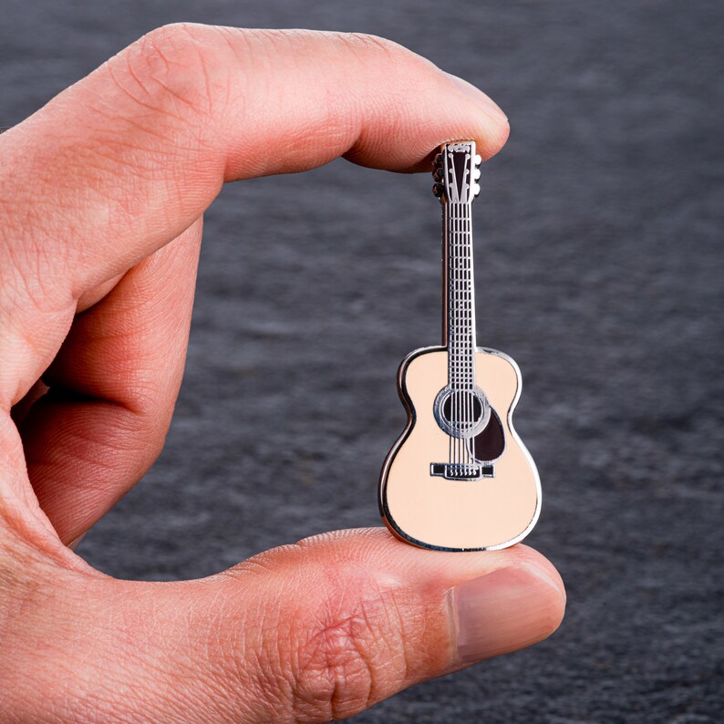 Martin Guitar Pin Badge by Geepins Stunning Miniature Martin Etsy UK