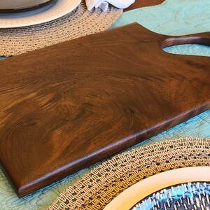 Large Peruvian Walnut Cheese Board