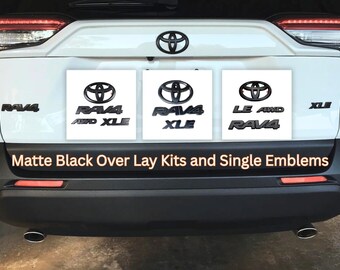 thumbnail image 2 of Genuine Toyota HEV Matte Black Emblem – Not An Overlay – Factory Replacement 2 of 4
