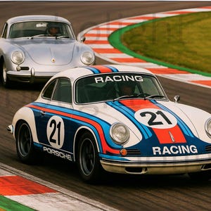 Vintage Porsche Race 1958 356 A Circuit Race