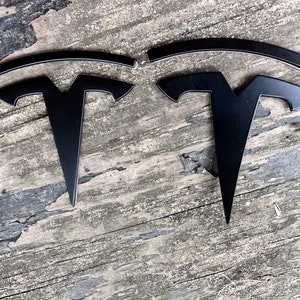 OEM SPEC MODEL Y Matte or Gloss Black Badge Front or Rear Replacement