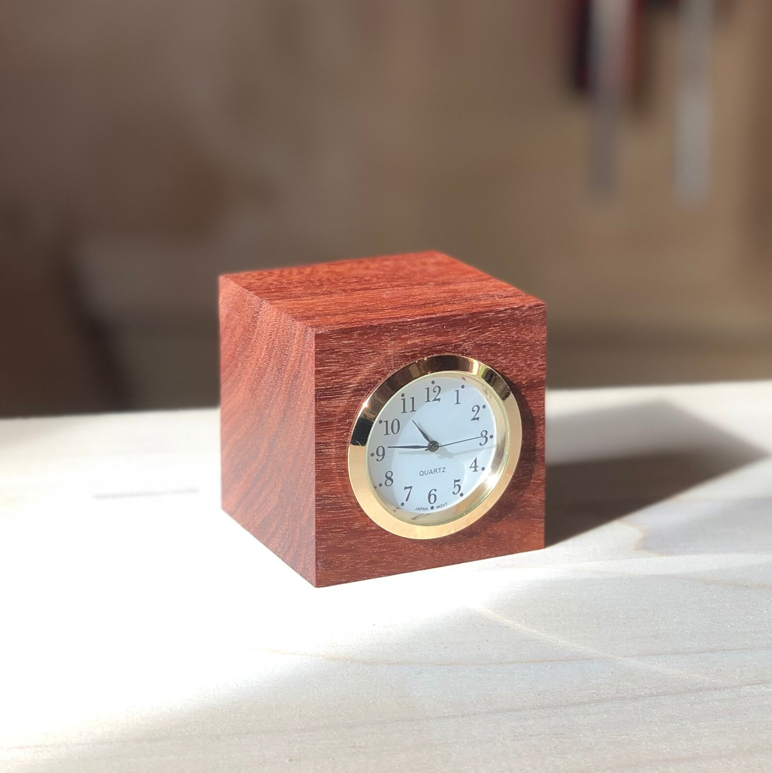 Wooden Desk Clock