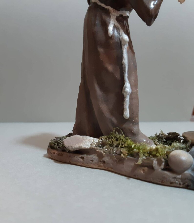 San Francesco d'Assisi e il lupo di Gubbio Saint Francis Etsy Italia