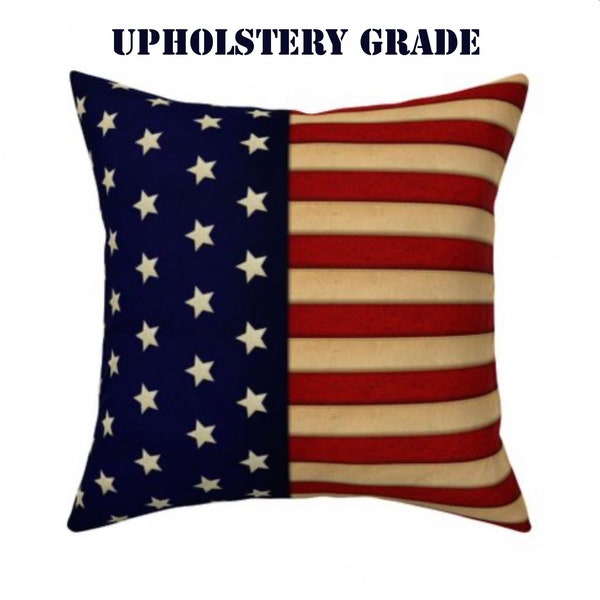 July 4th Pillows, Made by a US Veteran, American Flag, Patriotic decor Outdoor Indoor USA, throw, Inserts, Cover, Custom made, Sustainable