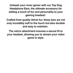 Headphone Accessory Dog Ears, Headset Attachment, Gamer Gift, Velvet Plush Puppy, Cosplay, Popular Trendy Bild 9
