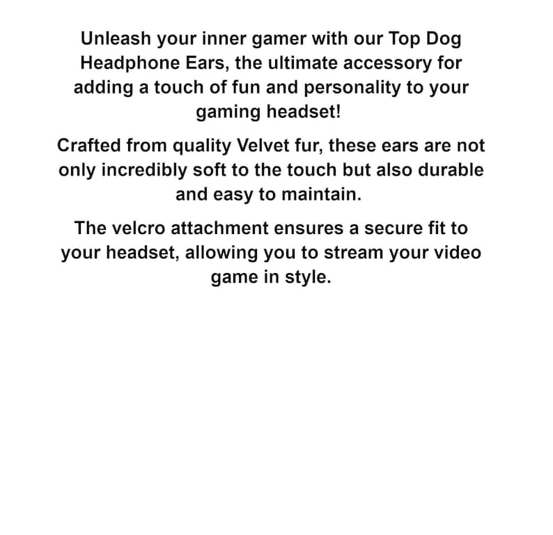 Headphone Accessory Dog Ears, Headset Attachment, Gamer Gift, Velvet Plush Puppy, Cosplay, Popular Trendy Bild 9