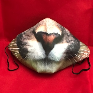 Cougar Costume Mask Mountain Lion for Kids and Adults, Realistic, Puma, Lioness, Panther