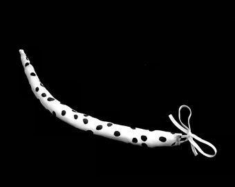 Dalmatian Tail and Ears, 101 Days of School, Puppy Ears Dog Tail, Costume Kids, Adults, Boys & Girls Outfit, Spotted, Faux Fur Mothers Gift
