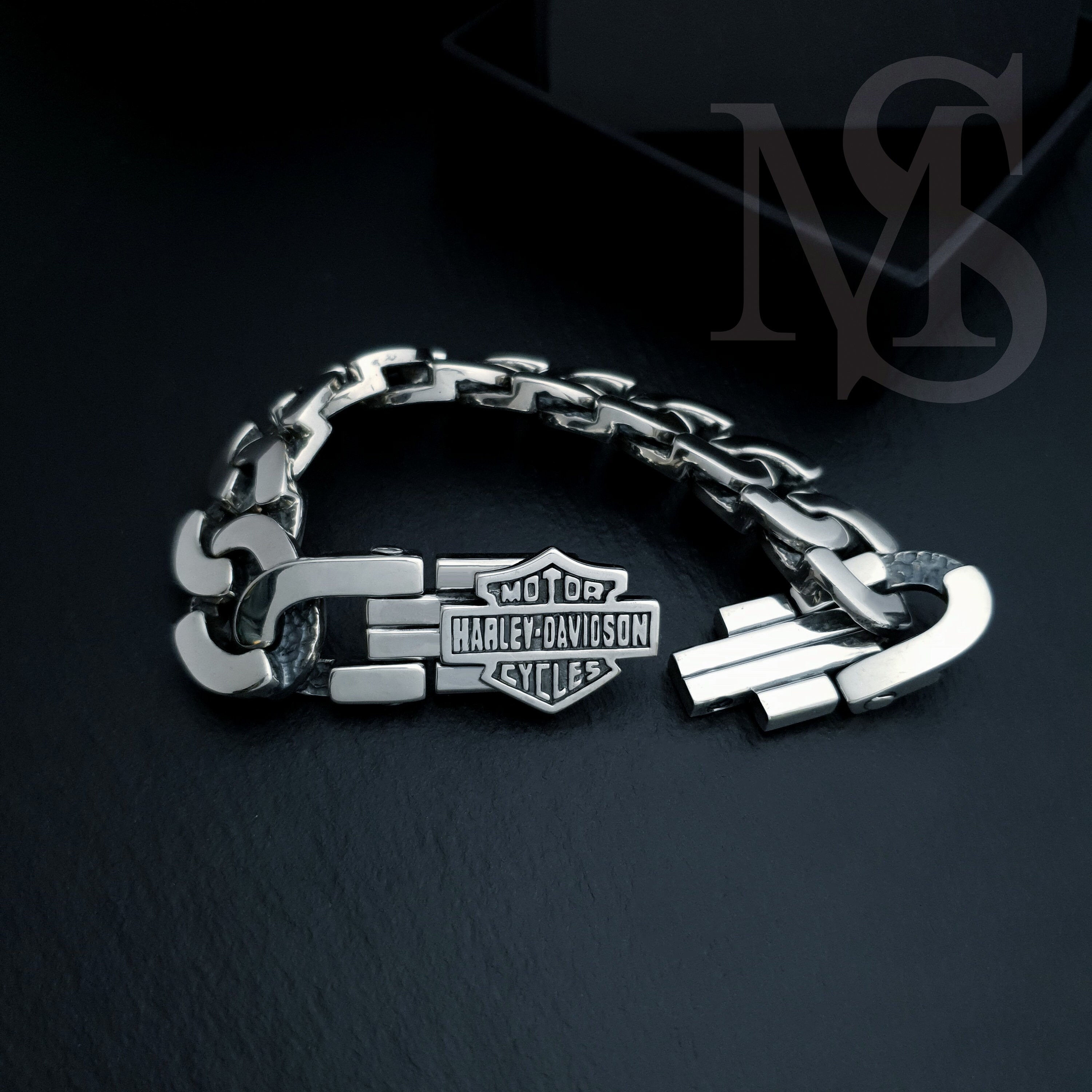 Sterling silver HARLEY DAVIDSON bracelet Exclusive jewelry Etsy