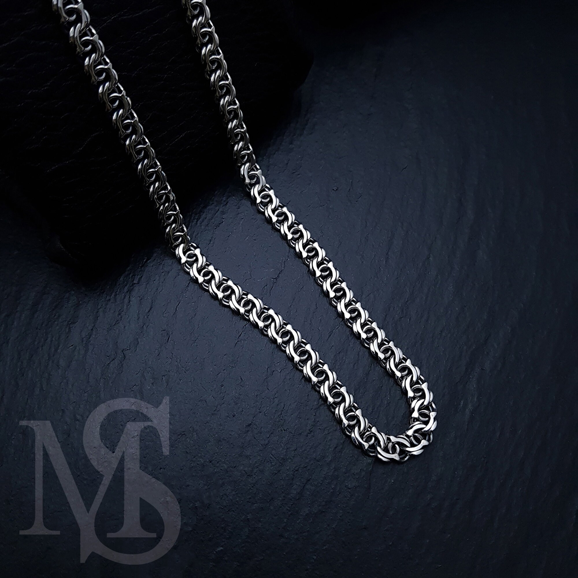 Silver Chain 925 Jewelry Necklace Weaving Handmade Chain for Etsy
