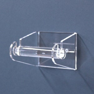 Clear Acrylic Bath Tissue Holder image 2