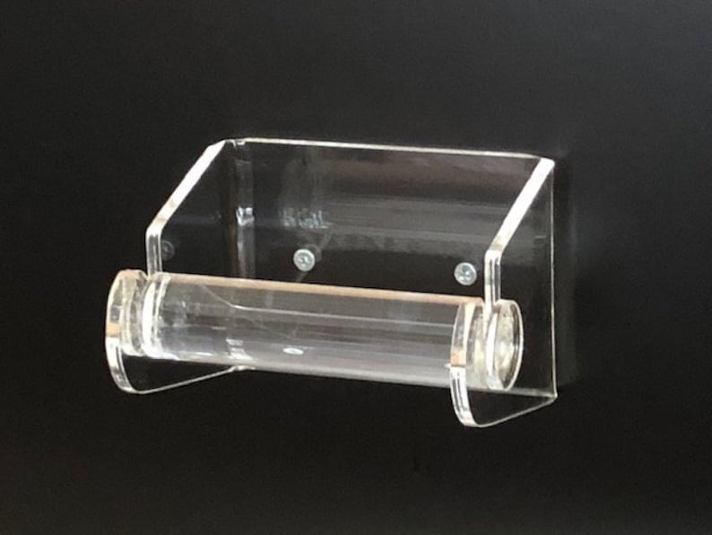 Clear Acrylic Bath Tissue Holder image 5