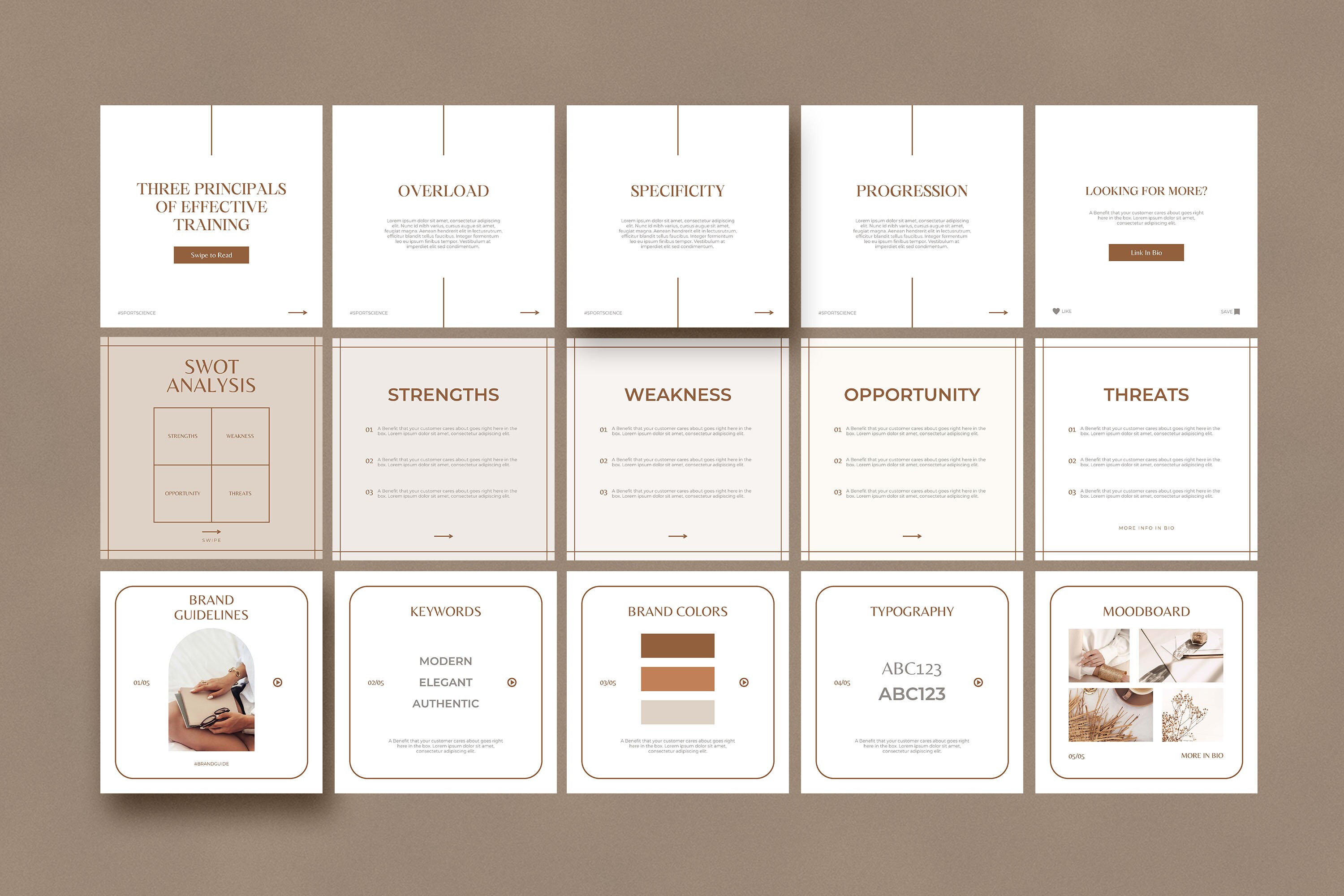 Buy 100 CANVA Instagram Carousel Templates / Elegant Instagram ...