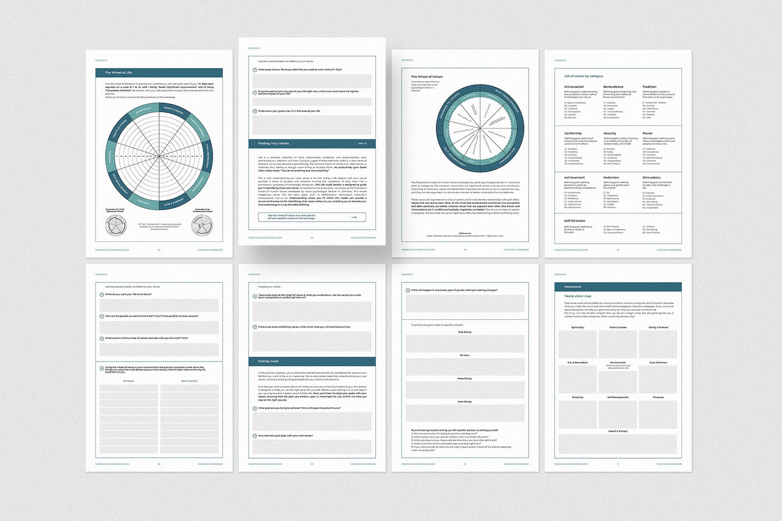 6 Session Coaching Workbook - Etsy