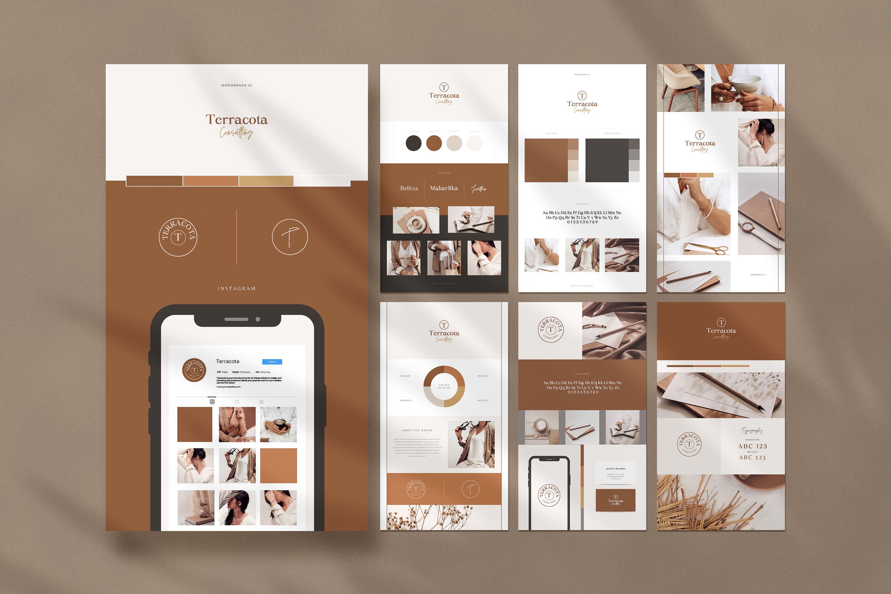 Brand Sheets for Canva & Illustrator / Brand Sheets / Brand Etsy