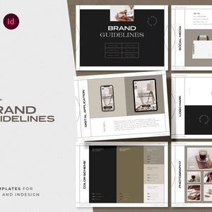 Editable Studio Brand Guidelines for Canva and Instagram