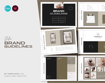 Editable Studio Brand Guidelines for Canva and Instagram