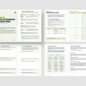 Job Crafting Exercise .pdf Job Crafting Workbook / Editable Coaching Tools for Career Coaches ...