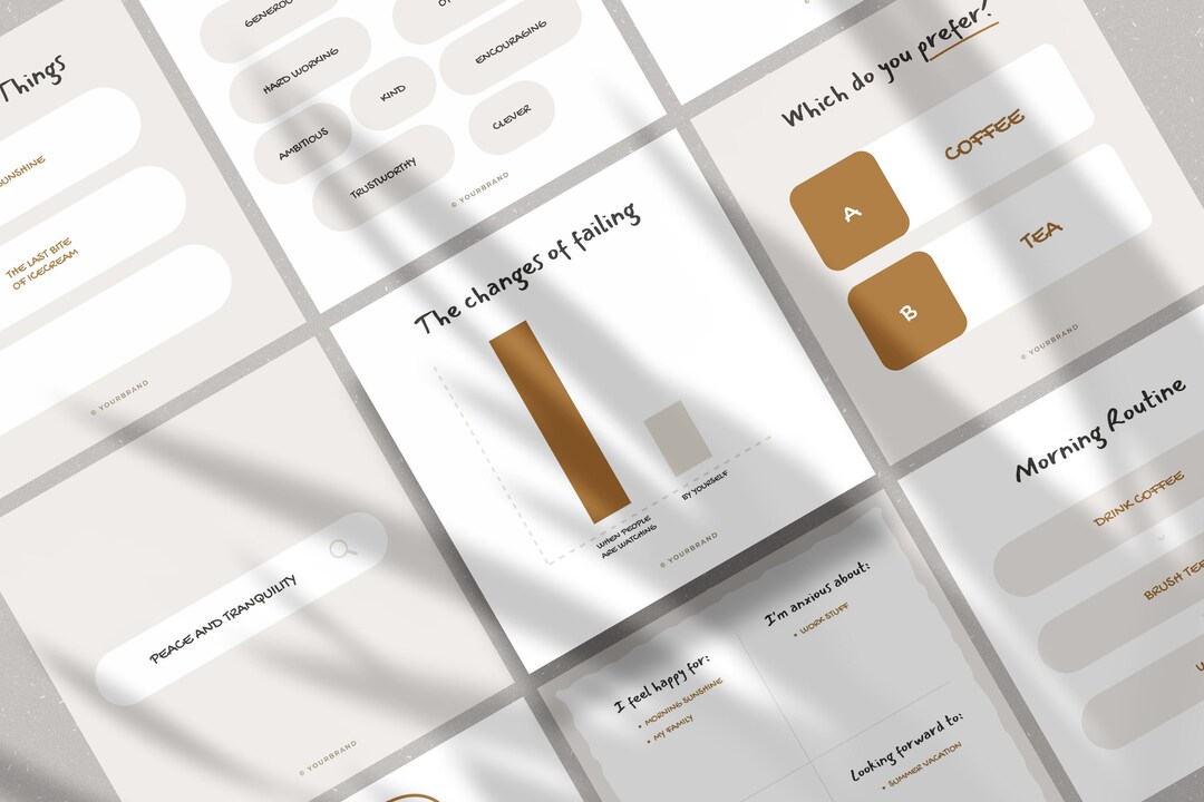 CANVA Mindful Social Media Templates / Canva Instagram Templates ...