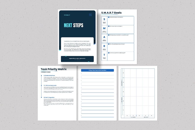 No-nonsense werkboek marketingstrategie voor Canva, werkbladen marketingplan businesscoach afbeelding 10