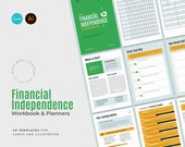 Financial Independence Workbook / Financial Business Coach Workbook Templates / Ready Made Content