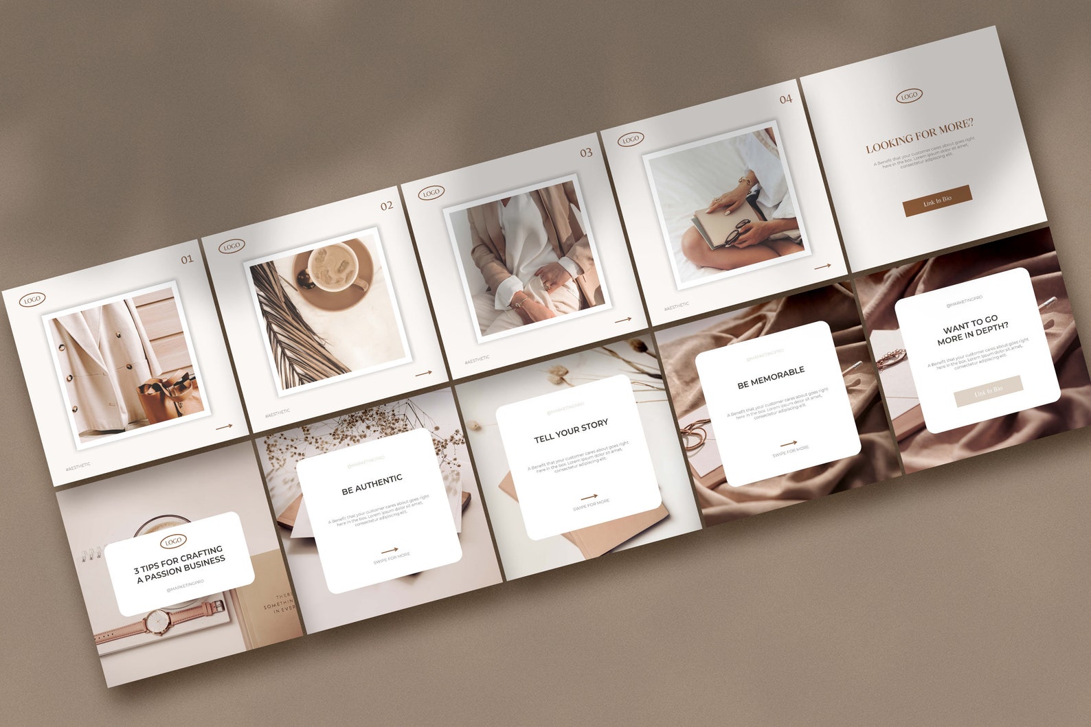 Buy 100 CANVA Instagram Carousel Templates / Elegant Instagram ...