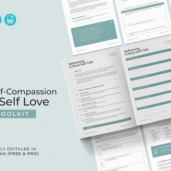Self-Compassion & Self-Love Toolkit for Coaches/Therapists