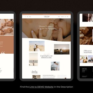 Emily - Photography Website Template for WIX / Editorial Photography Website Theme / Elegant Website / Premium & Bespoke WIX Website image 7