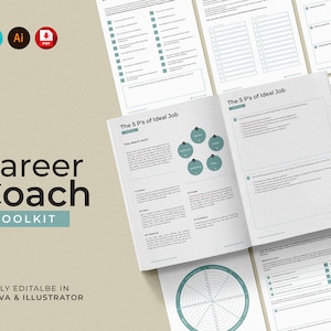 Career Coach Toolkit / Editable Coaching Tools for Career Coaches / Interactive Coaching PDF Files