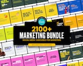 2100+ Instagram Templates, Social Media Templates, For Marketers, Social Media Kit, Business Sales Instagram Templates, Done For You