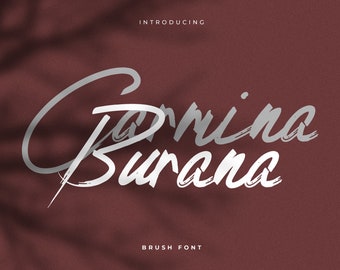 Carmina Burana - Grunge Brush Font