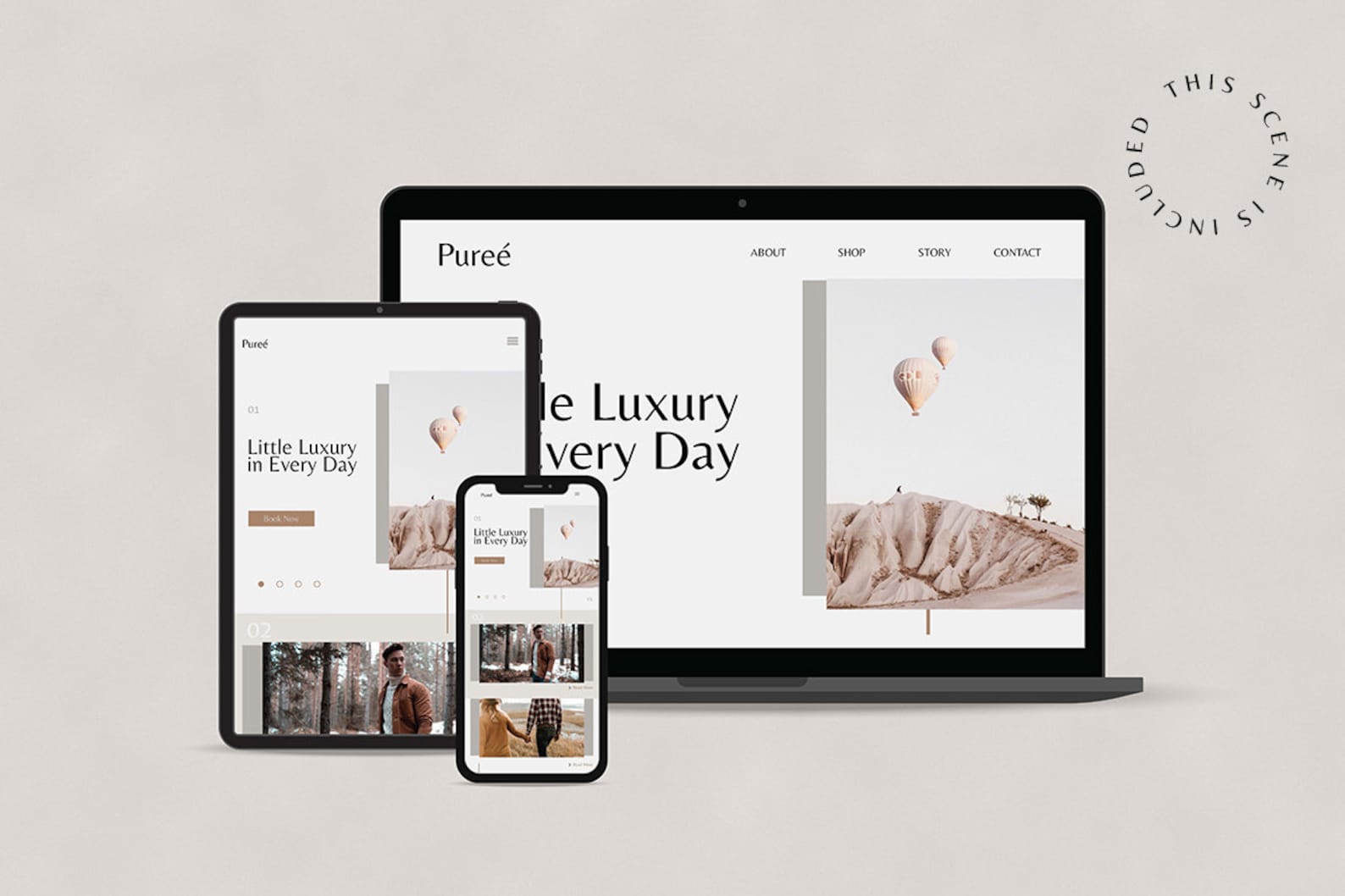CANVA Minimal Device Mockups / iPhone Mockup / iPad Mockup