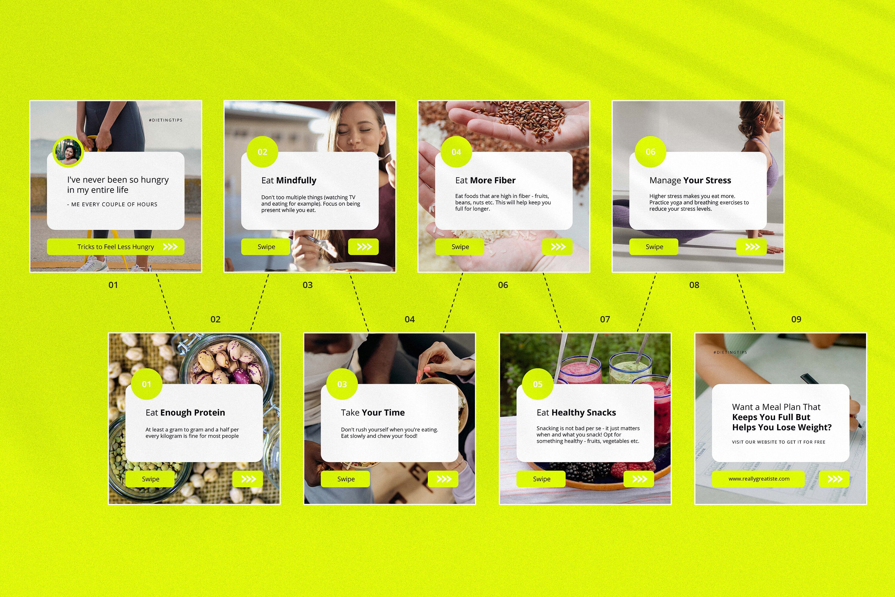 Carousel Fit MAX Fitness Insta Carousel for CANVA / Instagram Carousel for Fitness ...