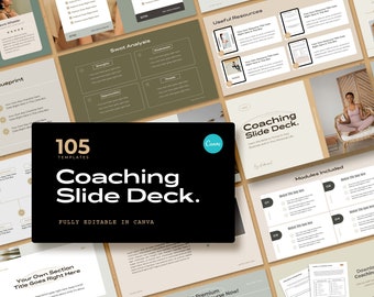 Coaching Slide Deck for CANVA / Coaching Presentation for Canva