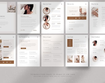 Brand Expert Welcome Kit CANVA / Brand Designer Workbook Templates / Logo Designer Workbook Templates / Branding Client Onboarding