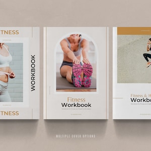 Fitness Workbook and Planners CANVA / Fitness Coach Templates / Personal Trainer Templates