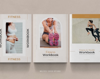 Fitness Workbook and Planners CANVA / Fitness Coach Templates / Personal Trainer Templates