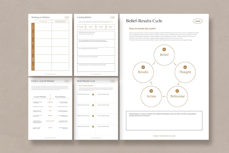 Life Coach Worksheet Bundle CANVA / Therapy Tools and Worksheets ...