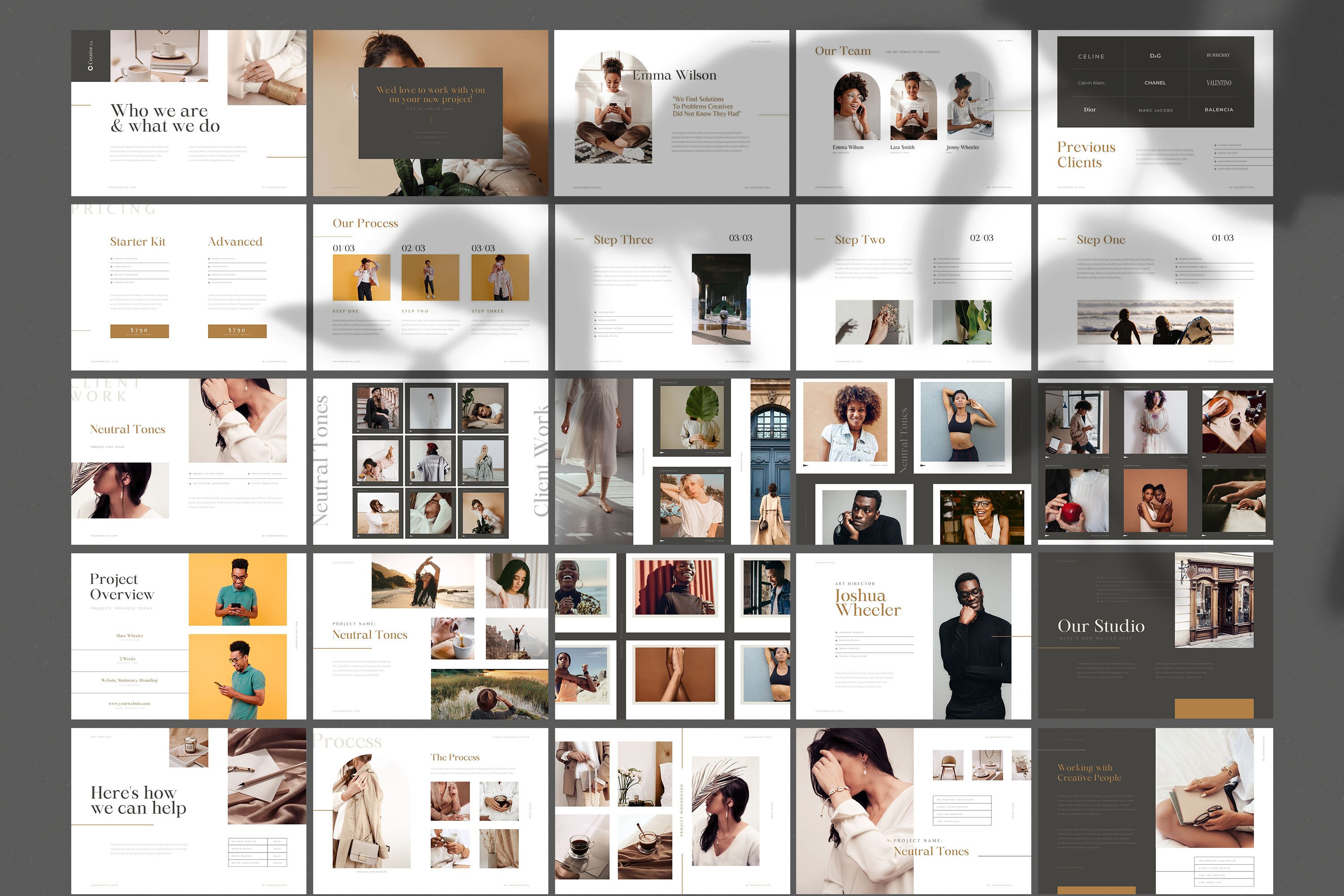 26 CANVA Creative Portfolio / Portfolio Presentation / Etsy