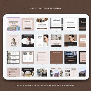 Premium Realtor Social Media Posts / Elegant Real Estate Instagram ...