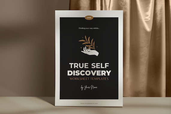 True Self Discovery Worksheets CANVA / Therapy Worksheet - Etsy