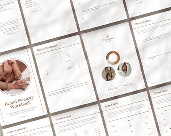 Brand Expert Workbook Templates / Brand Designer Workbook Templates / Logo Designer Workbook Templates /